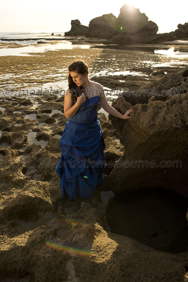 beach model shooting