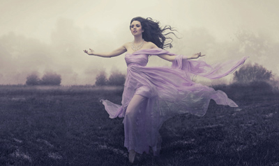 romantic model portfolio photo
