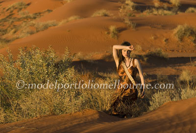 model competition online for fashion modelling in desert environment melbourne